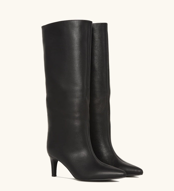 CHAUSSURES FEMME BOTTES NOIR TALON FIN MISS TESSA NOIR