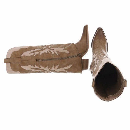 BOTTES WESTERN GLAM MISS WANDA BEIGE