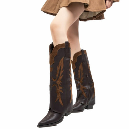 BOTTES WESTERN GLAM MISS WANDA CHOCO