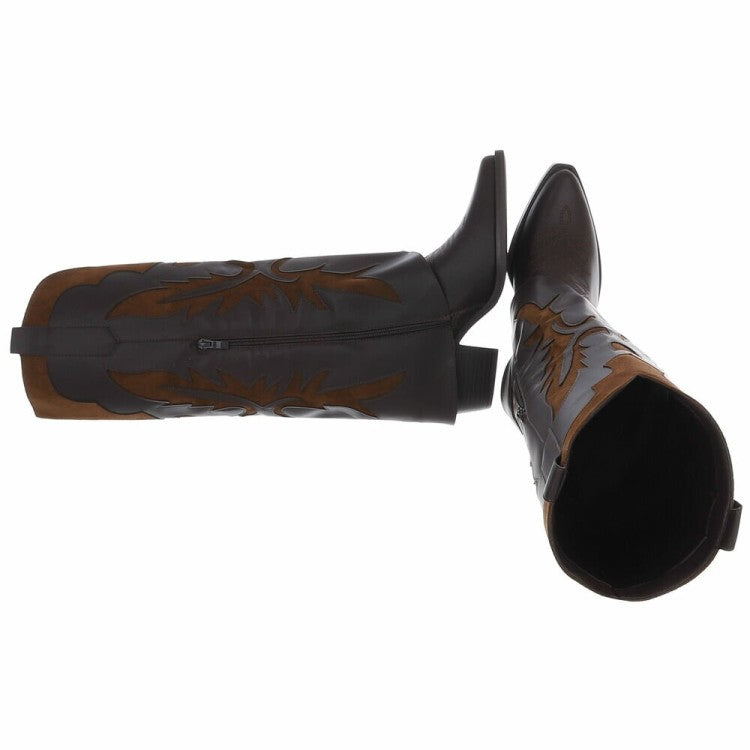 BOTTES WESTERN GLAM MISS WANDA CHOCO