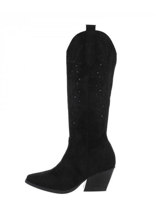 BOTTES WESTERN HAUTES MISS LARISSA NOIR TAILLE 39