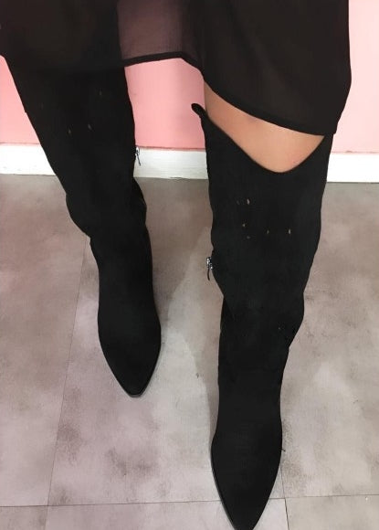 BOTTES WESTERN HAUTES MISS LARISSA NOIR TAILLE 39