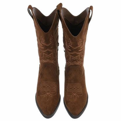 BOTTINES WESTERN GLAM MISS MINDIE CAMEL