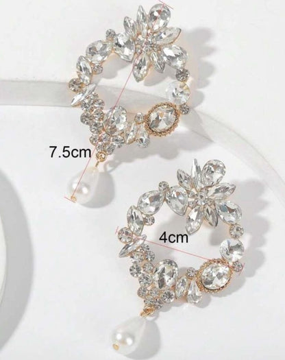 Boucles d’Oreilles Cristal Elegance – Glamour Intemporel