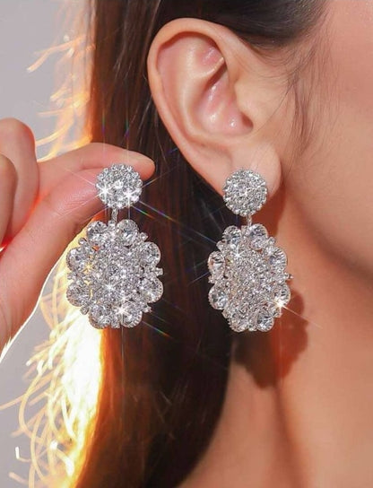 Boucles d’oreilles Crystal Queen – Éclat Diamant