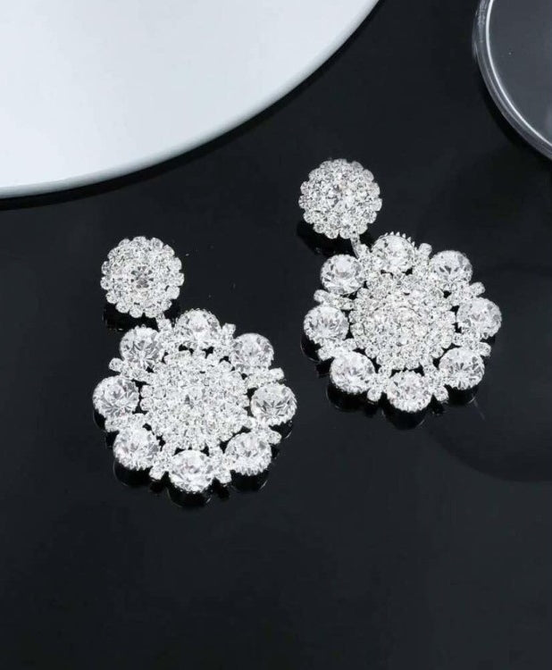 Boucles d’oreilles Crystal Queen – Éclat Diamant