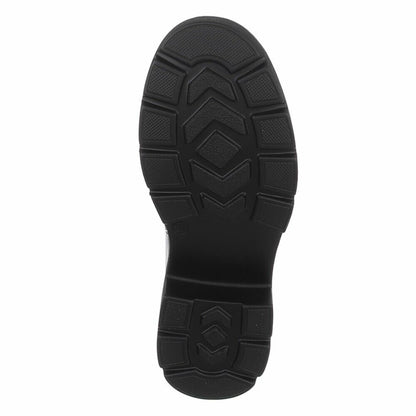 CHAUSSURES FEMME BOTTES HAUTES BIKER ELASTIQUE MOLLET FORT MISS CARA NOIR