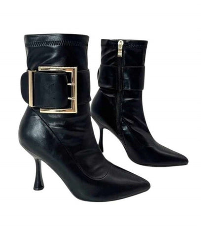 CHAUSSURES FEMME BOTTINES A TALON CONFORT ET ELEGANCE MISS AURORA NOIR