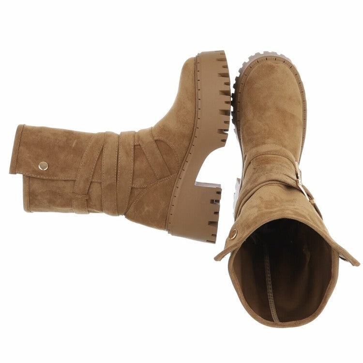 CHAUSSURES FEMME BOTTINES BIKER BOUCLE ULTRA STYLE MISS BARDY BEIGE
