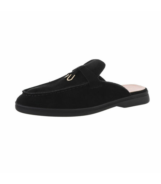 CHAUSSURES FEMME MOCASSINS OUVERT MISS LILLY NOIR