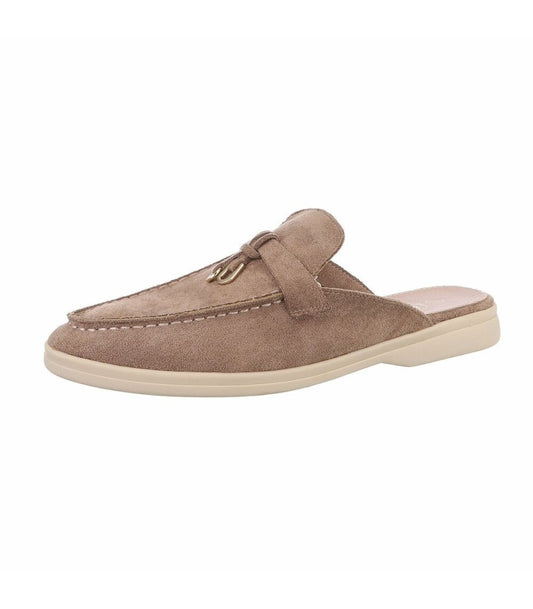 CHAUSSURES FEMME MOCASSINS OUVERT MISS LILLY TAUPE