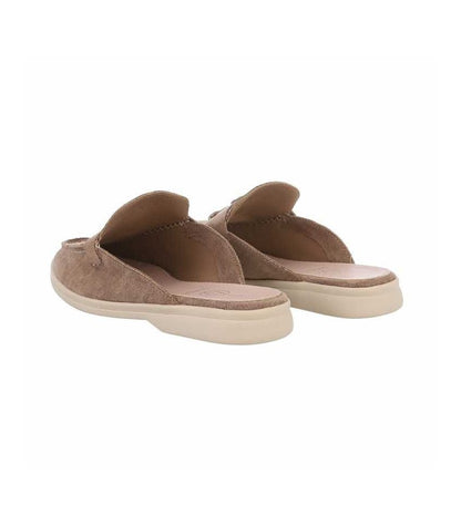 CHAUSSURES FEMME MOCASSINS OUVERT MISS LILLY TAUPE