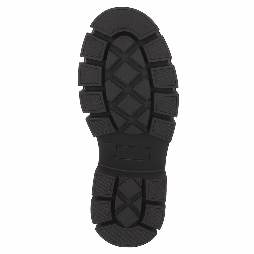 BOTTES CHELSEA NOIRES SUÉDINE PREMIUM – SEMELLE CRANTÉE PLATEFORME MISS AUDRINA