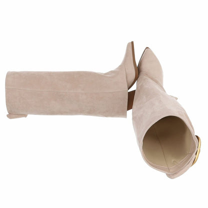 CHAUSSURES FEMME BOTTES WESTERN MISS CHARLIE BEIGE