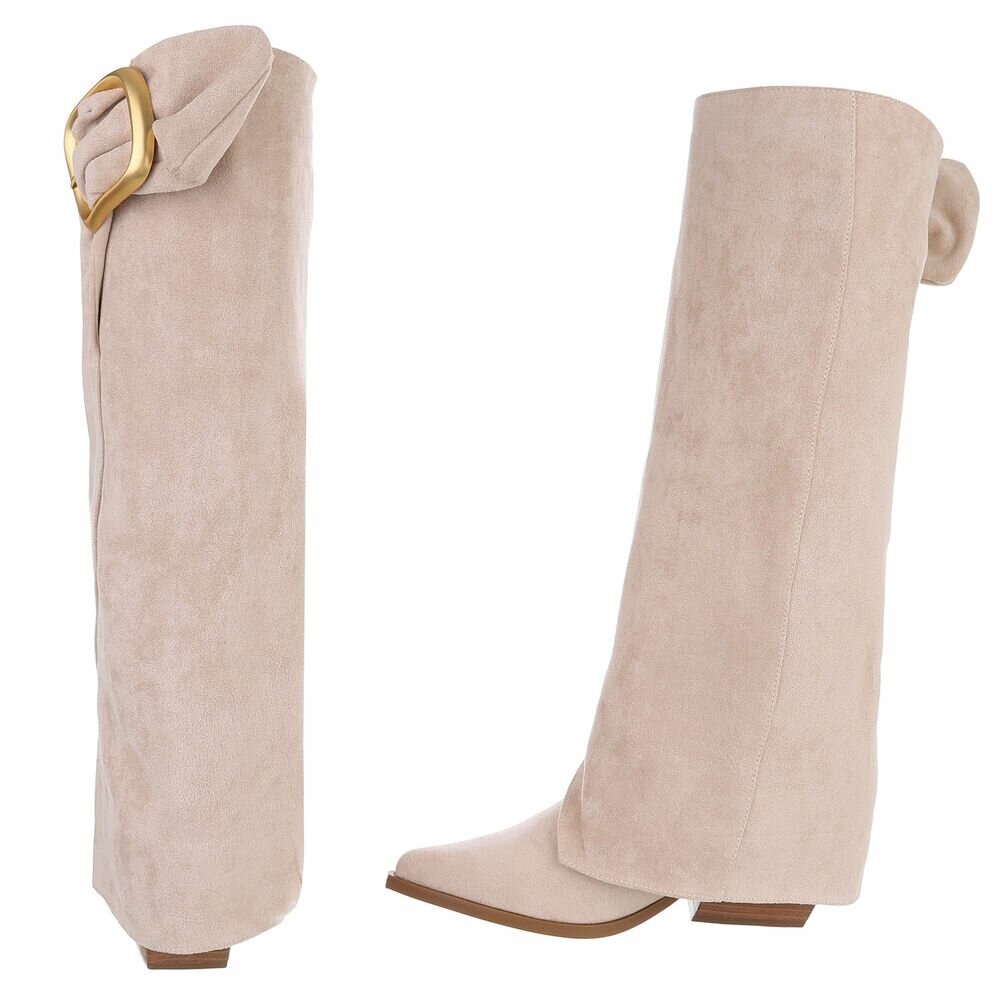 CHAUSSURES FEMME BOTTES WESTERN MISS CHARLIE BEIGE