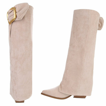 CHAUSSURES FEMME BOTTES WESTERN MISS CHARLIE BEIGE