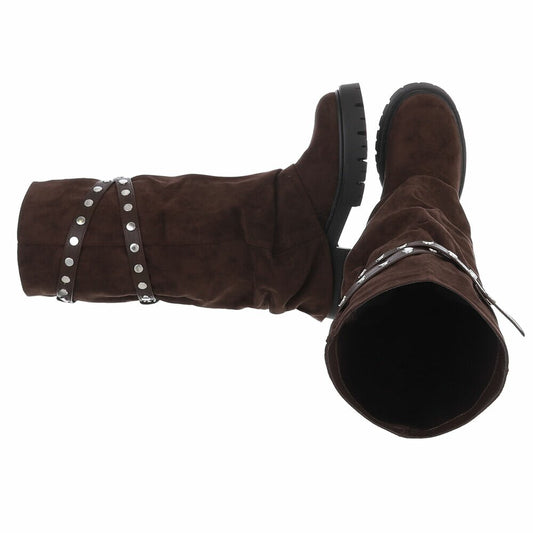 CHAUSSURES FEMME BOTTES HAUTES MISS BILLIE CHOCO BROWN