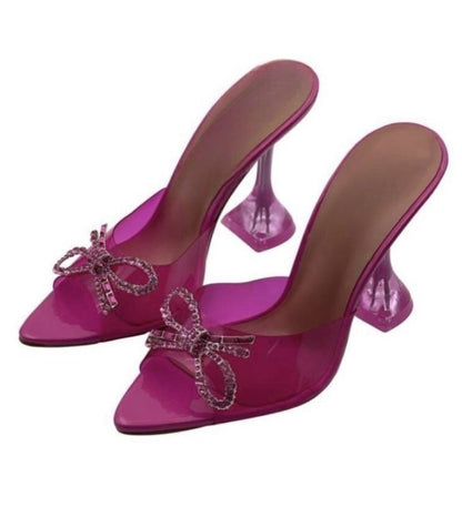 ESCARPINS PLEXIS PETITS TALONS PYRAMIDAL MISS LUCIA ROSE