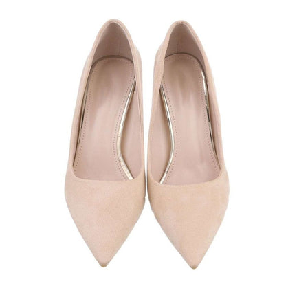 ESCARPINS TALON BOUT POINTUE MISS BEA BEIGE