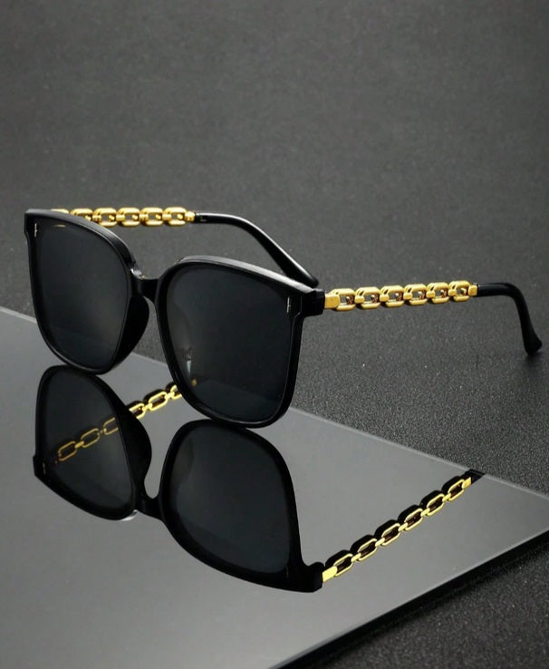 Lunettes de soleil chaine femme glamour miss esperanza