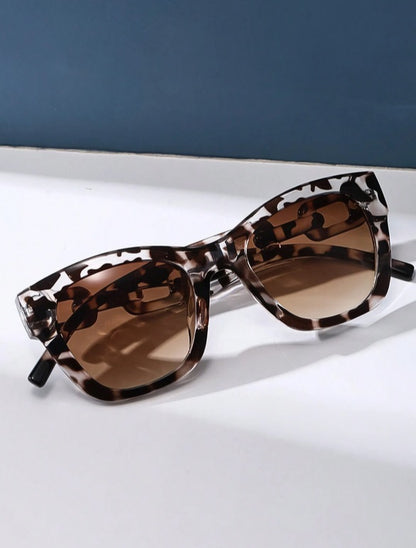 Lunettes de soleil chaine femme glamour miss fab leopard