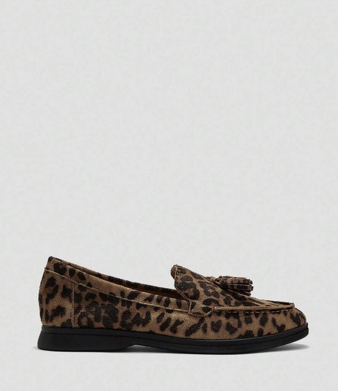 Mules Loafers fermée leopard