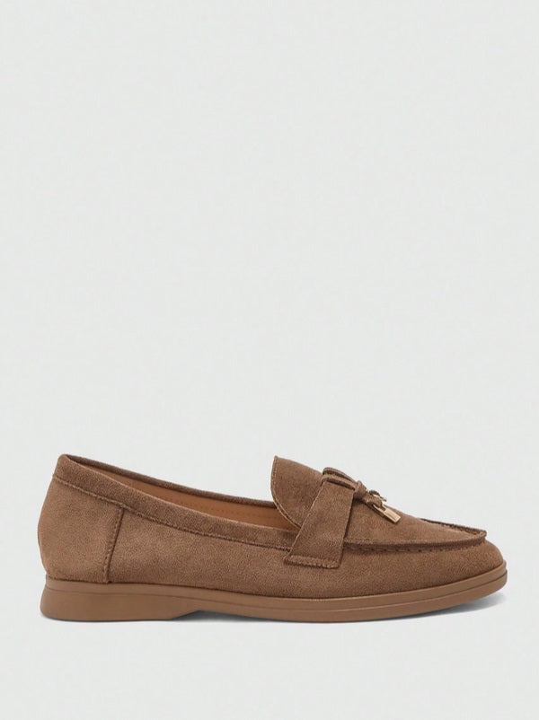 Mules Loafers fermée camel