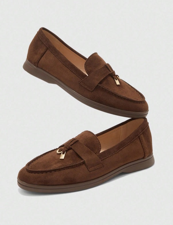 Mules Loafers fermée choco