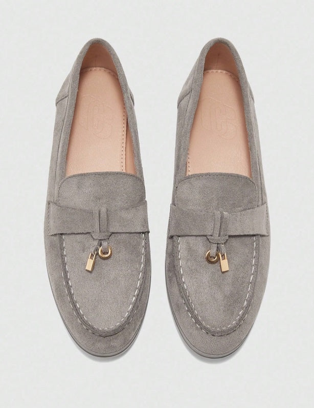Mules Loafers fermée gris