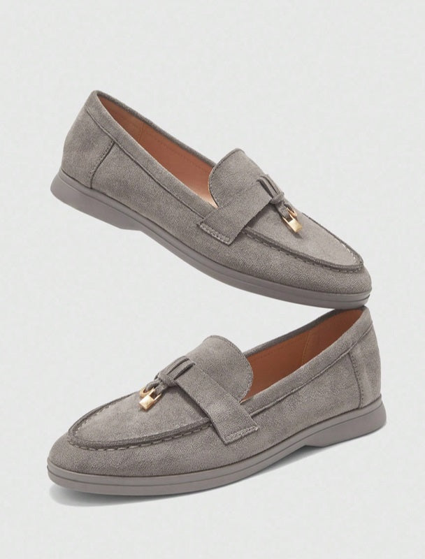 Mules Loafers fermée gris