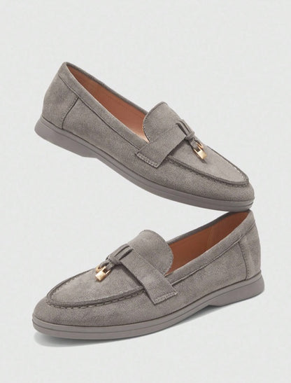 Mules Loafers fermée gris
