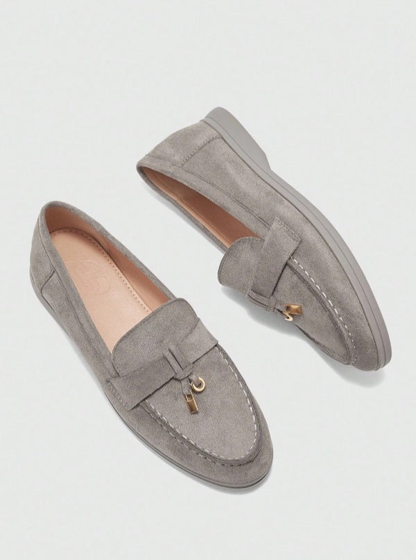 Mules Loafers fermée gris