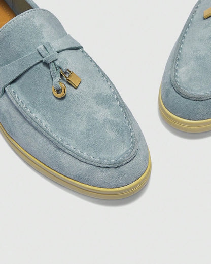 Mules Loafers fermée bleu ciel