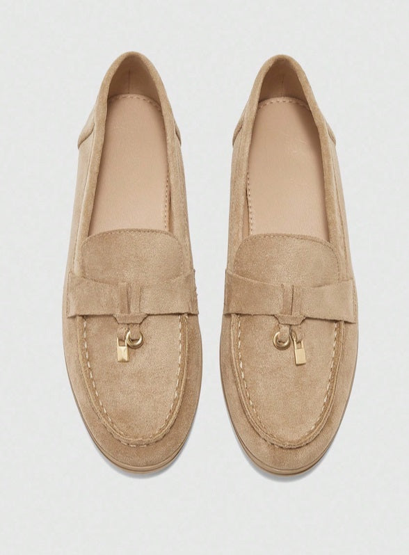 Mules Loafers fermée beige