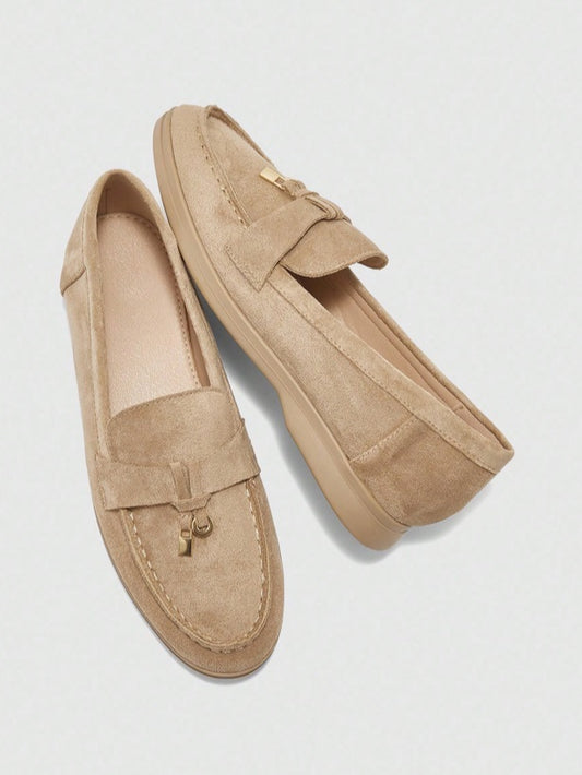 Mules Loafers fermée beige