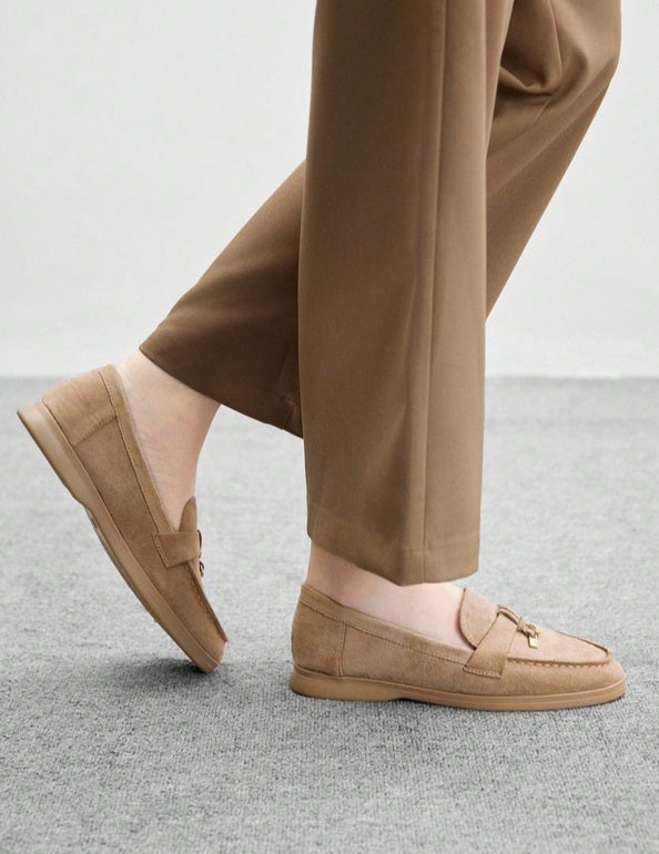 Mules Loafers fermée beige