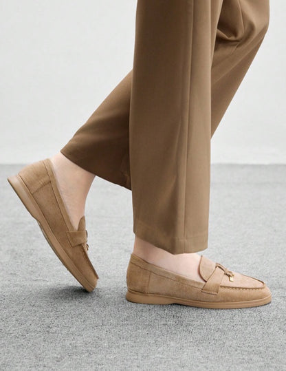 Mules Loafers fermée beige
