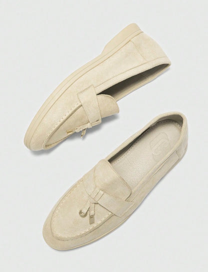 Mules Loafers fermée creme