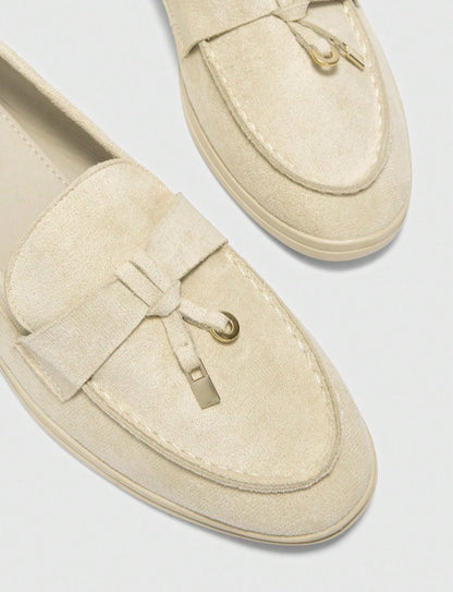 Mules Loafers fermée creme