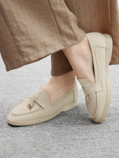 Mules Loafers fermée creme