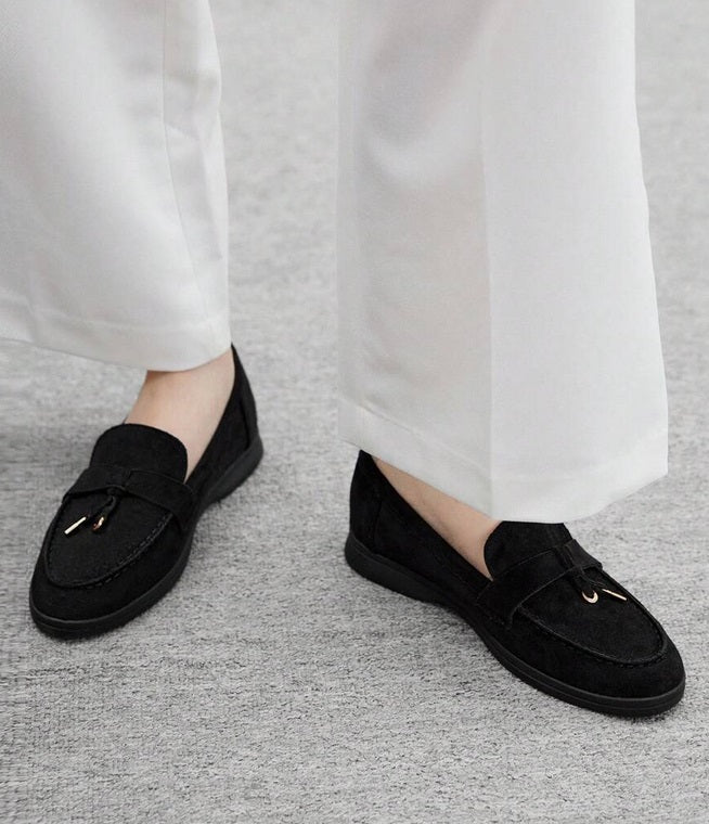 Mules Loafers fermée noir