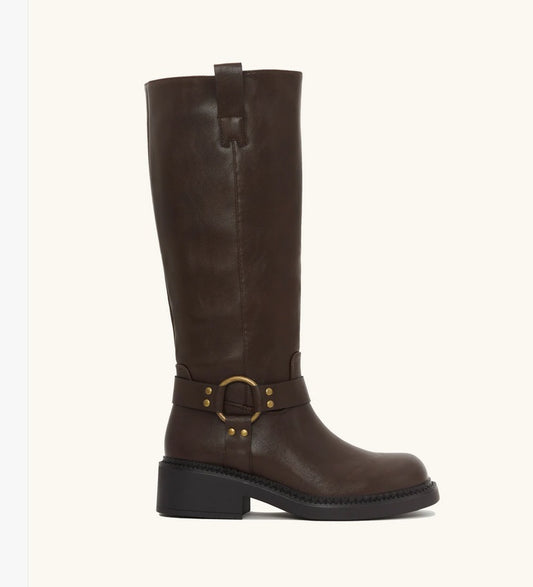 CHAUSSURES FEMME BOTTES HAUTES MISS ABBY MARRON