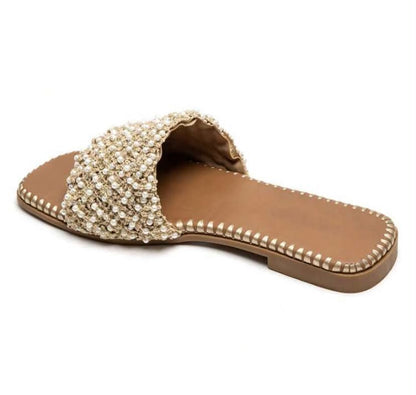 Sandales Bohème "Perle d'Été" – Élégance & Confort beige