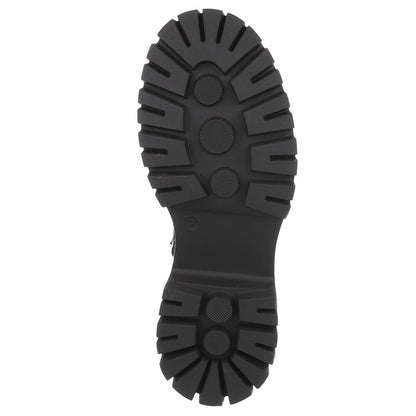 BOTTINES À LACETS MARRON – SIMILI CUIR PREMIUM SEMELLE CRANTÉE NOIRE MISS ALYA