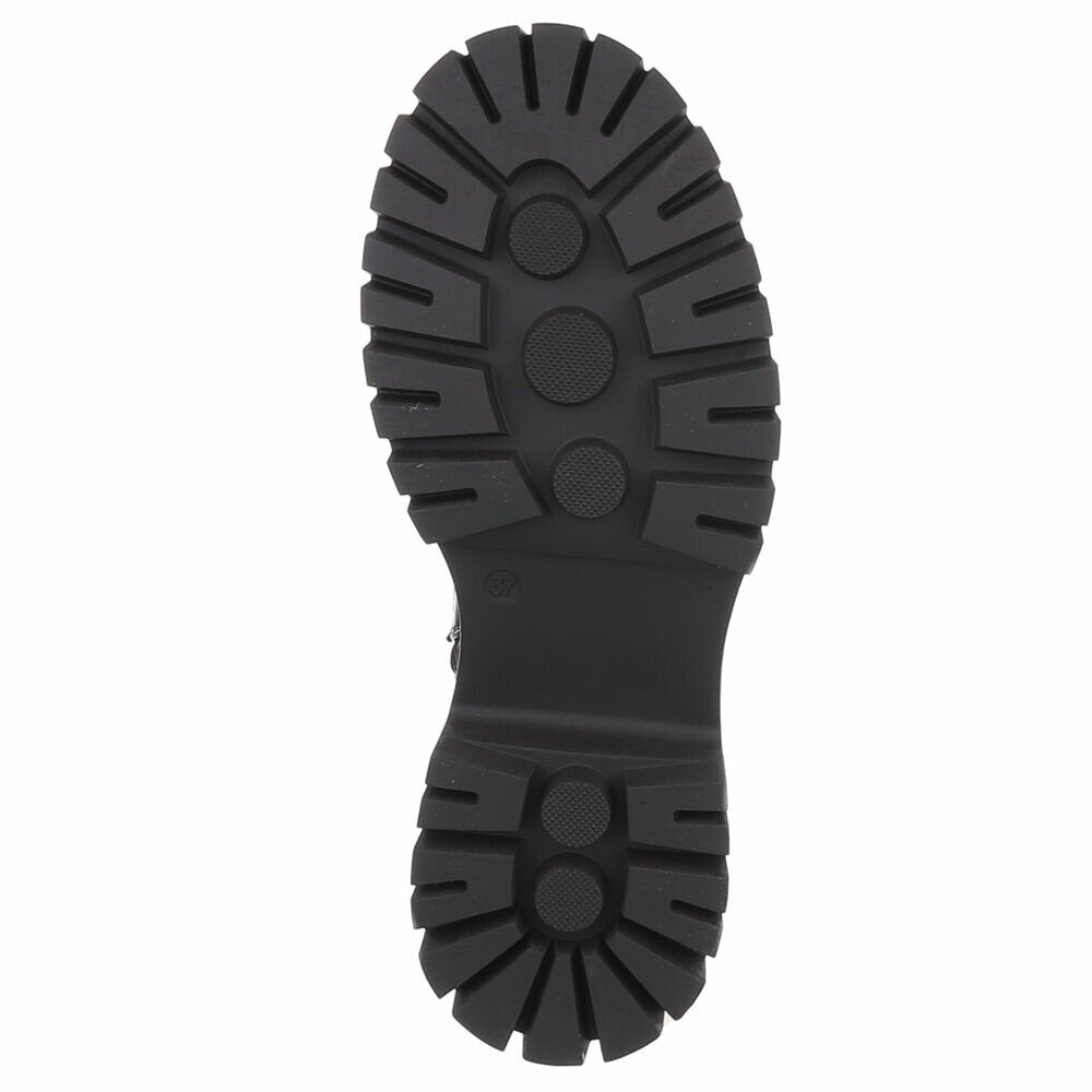 BOTTINES À LACETS CAMEL – SIMILI CUIR PREMIUM SEMELLE CRANTÉE NOIRE MISS ALYA
